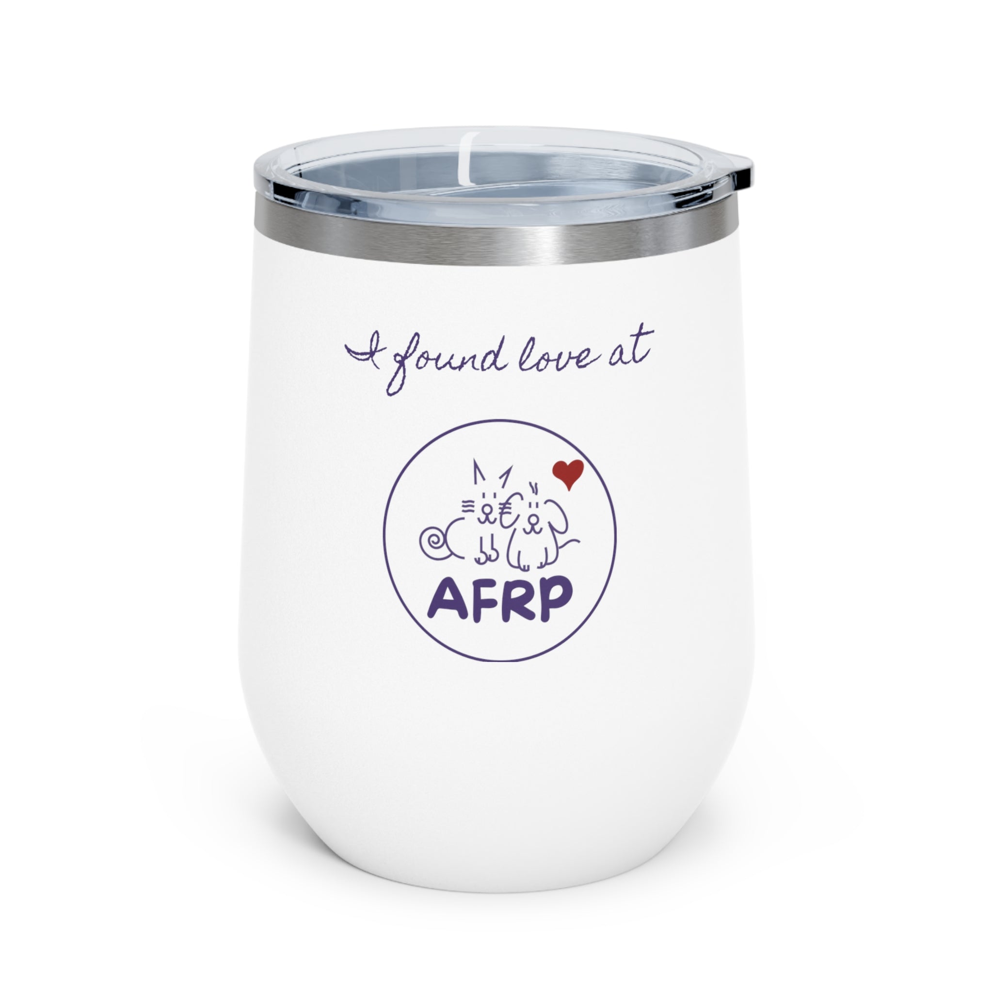 12oz Insulated Wine Tumbler – Animal Friends Rescue Project